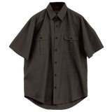 Mens Plain Bush Shirt - Barron Light Safari |usbandmore