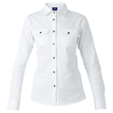 Ladies Plain Bush Shirt Long sleeve|usbandmore