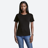 Ladies Organic Cotton Crew Neck T-Shirt – 160g 100% Organic Cotton Single Jersey, Crew Neckline, Fitted Sleeves with Double Stitched Hem, Sustainable & Socially Responsible | Usbandmore