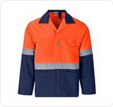 Traffic Premium Two-Tone Hi-Viz Reflective Jacket|usbandmore
