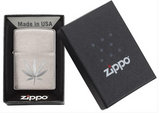 Chrome Marijuana Leaf Design