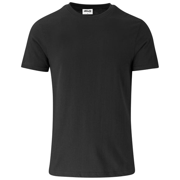 145g Unisex Recycled Promo T-Shirt Black – Eco-Friendly Polycotton Blend (60% Cotton, 40% Recycled Polyester) – Ribbed Crew Neck, Breathable & Crease Resistant | Usbandmore