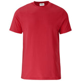 145g Unisex Recycled Promo T-Shirt Red – Eco-Friendly Polycotton Blend (60% Cotton, 40% Recycled Polyester) – Ribbed Crew Neck, Breathable & Crease Resistant | Usbandmore