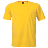 60g Barron Crew Neck T-Shirt Yellow Barron |usbandmore