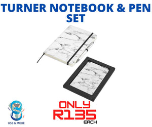 Turner Notebook & Pen Set - USB & MORE