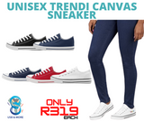 Unisex Trendi Canvas Sneaker - USB & MORE