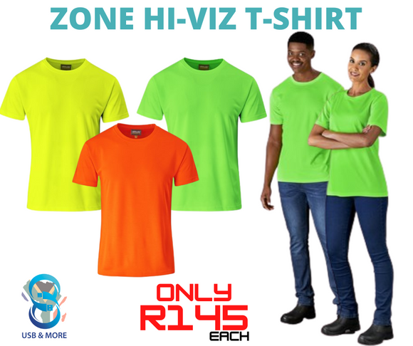 Zone Hi-Viz T-Shirt - USB & MORE