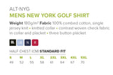 Mens New York Golf Shirt - USB & MORE
