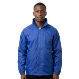 Oxford Jacket – Water-Resistant PU-Coated Oxford Shell with Cotton Inner – Unisex Fit, Fold-Away Hood, Raglan Sleeves, Elasticated Cuffs, Side Pockets | Usbandmore