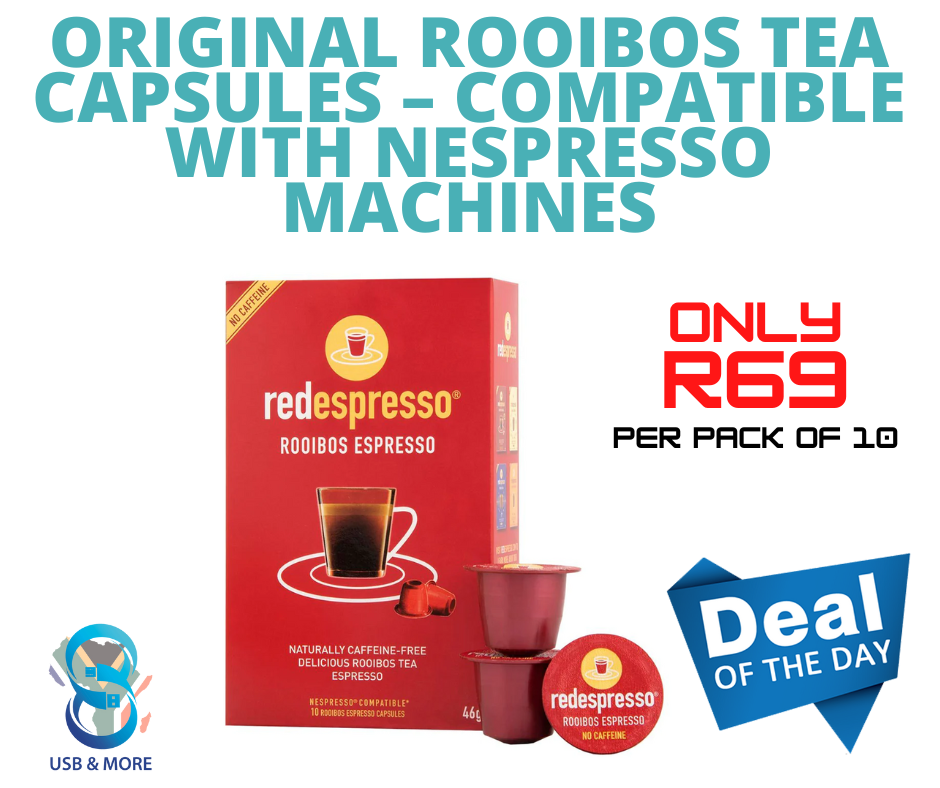 Original Rooibos tea capsules compatible with Nespresso machines
