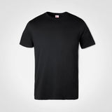 FWRD Classic T-Shirt Black – 145gsm 100% Carded Cotton – Ribbed Crew Neckline, Taped Shoulders, Double Stitched Hem & Sleeves, Tubular Fit | Usbandmore