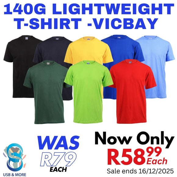 140g Lightweight T-shirt BUDGET SHIRT SPECIAL