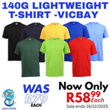 140g Lightweight T-shirt BUDGET SHIRT SPECIAL