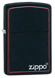 Classic Black and Red Zippo - USB & MORE