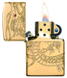 Gold Plated Asian Dragon - USB & MORE