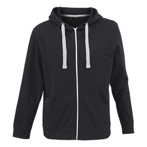 Black hoodie with white strings and zipper deals