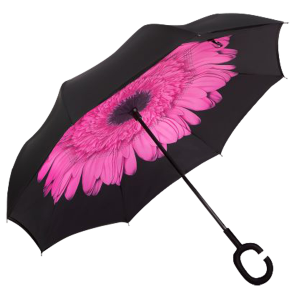 Printed Reversible Umbrella - Barron Pink |Usbandmore