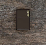 Classic Brown Zippo Logo - USB & MORE