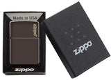 Classic Brown Zippo Logo - USB & MORE
