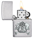 Card Skull Emblem Design - USB & MORE