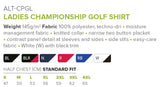 Ladies Championship Golf Shirt - USB & MORE