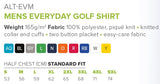165g Mens Everyday Golf Shirt - USB & MORE