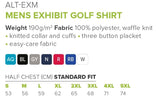 Mens Exhibit Golf Shirt - USB & MORE