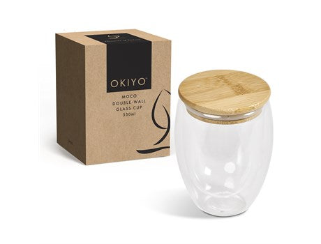 Okiyo Moco Double-Wall Glass Cup - USB & MORE