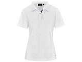 Ladies Motif Golf Shirt White AMROD |usbandmore