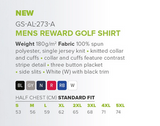 Mens Reward Golf Shirt - USB & MORE