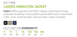 Ladies Hamilton Jacket - USB & MORE