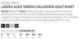 Ladies Alex Varga Callidora Golf Shirt - USB & MORE
