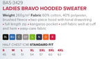 Ladies Bravo Hooded Sweater - USB & MORE