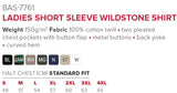 Ladies Short Sleeve Wildstone Shirt - USB & MORE