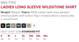 Ladies Long Sleeve Wildstone Shirt - USB & MORE