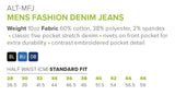 Mens Fashion Denim Jeans - USB & MORE