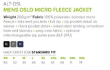 Mens Oslo Micro Fleece Jacket - USB & MORE