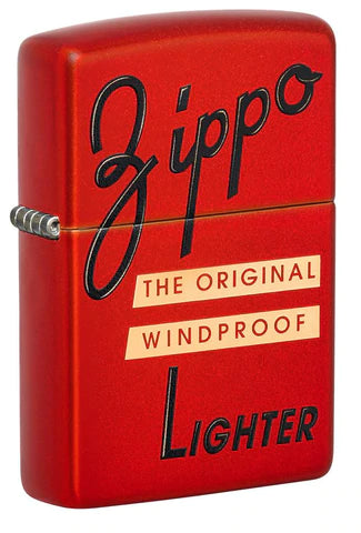 Zippo Red Box Top Design - USB & MORE