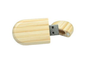 16GB Bamboo USB Flash Includes UV Print - USB & MORE